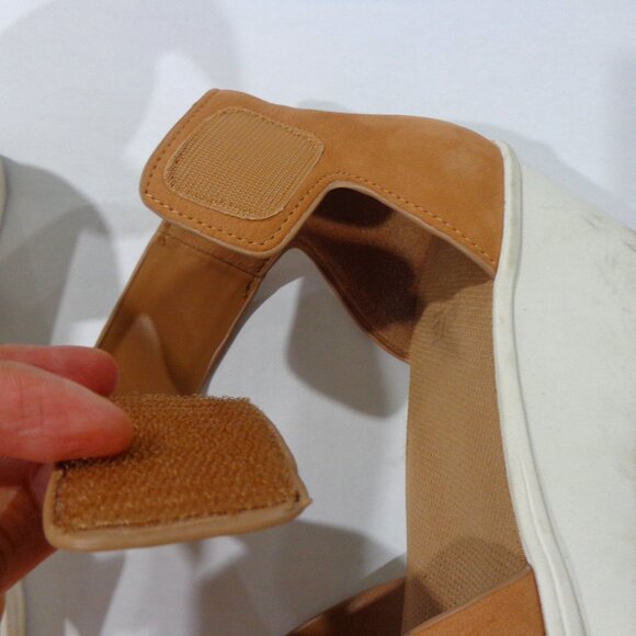 Naturalizer Women's Riviera Tan Leather Wedge Sandals Shoes Size 9.5 M - Picture 4 of 8